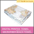 Submilation printed microfiber beach towel